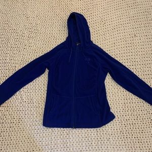 The North Face royal blue hoodie. Size medium.